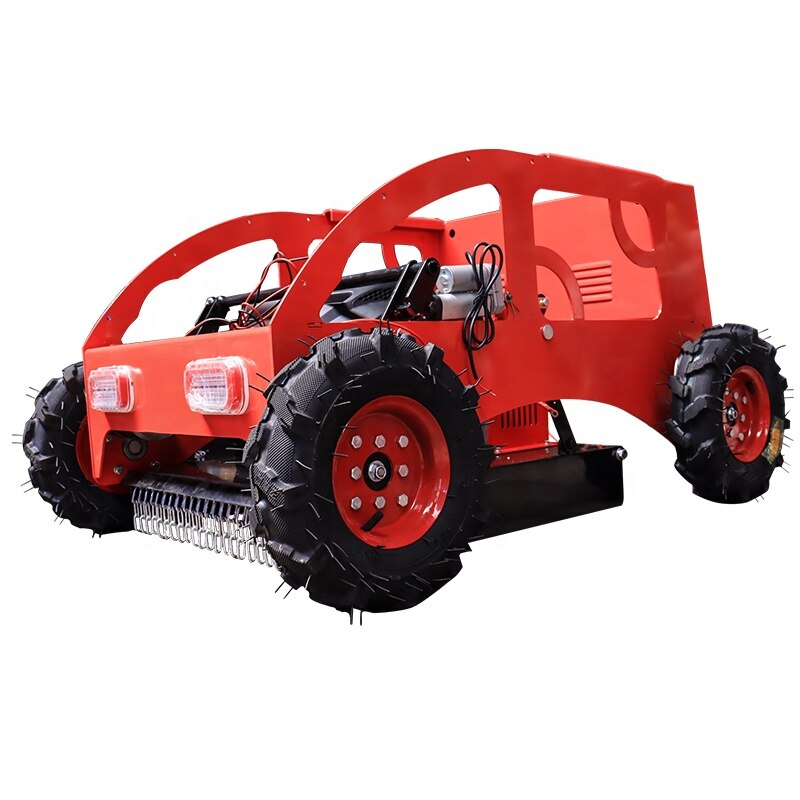 6.5HP Wheels brush hog rice mowers Remote control controlled and Robot Lawn Mower for agriculture thailand